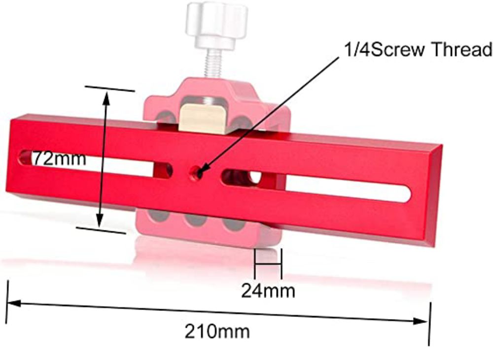 Svbony Universal 210mm dovetail plate and adapter(clamp) set