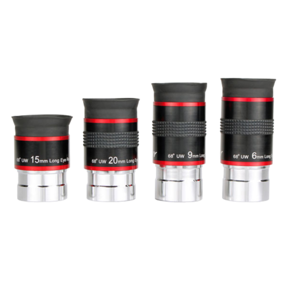 SVbony 68 Degree Eyepieces 6/9/15/20 mm