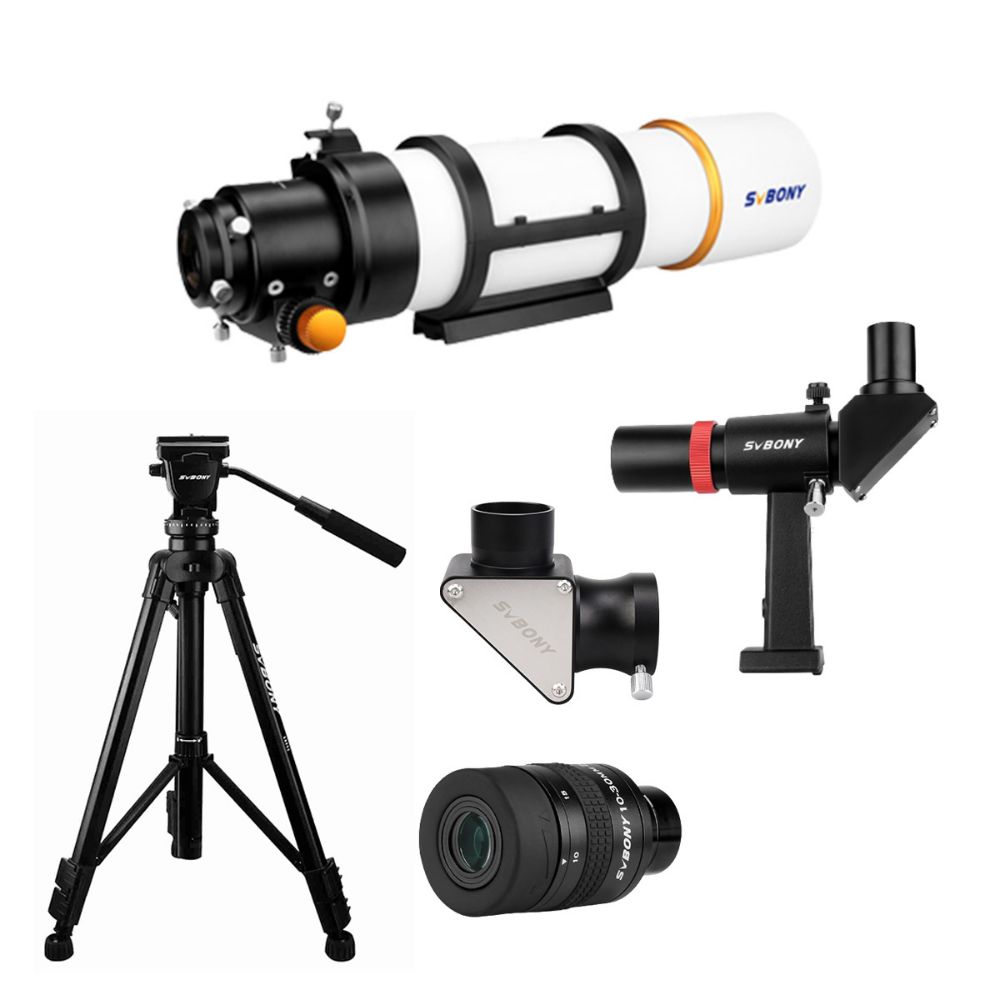 SVBONY SV48P Refractor 90mm F5.5 Telescope Bundle Sets