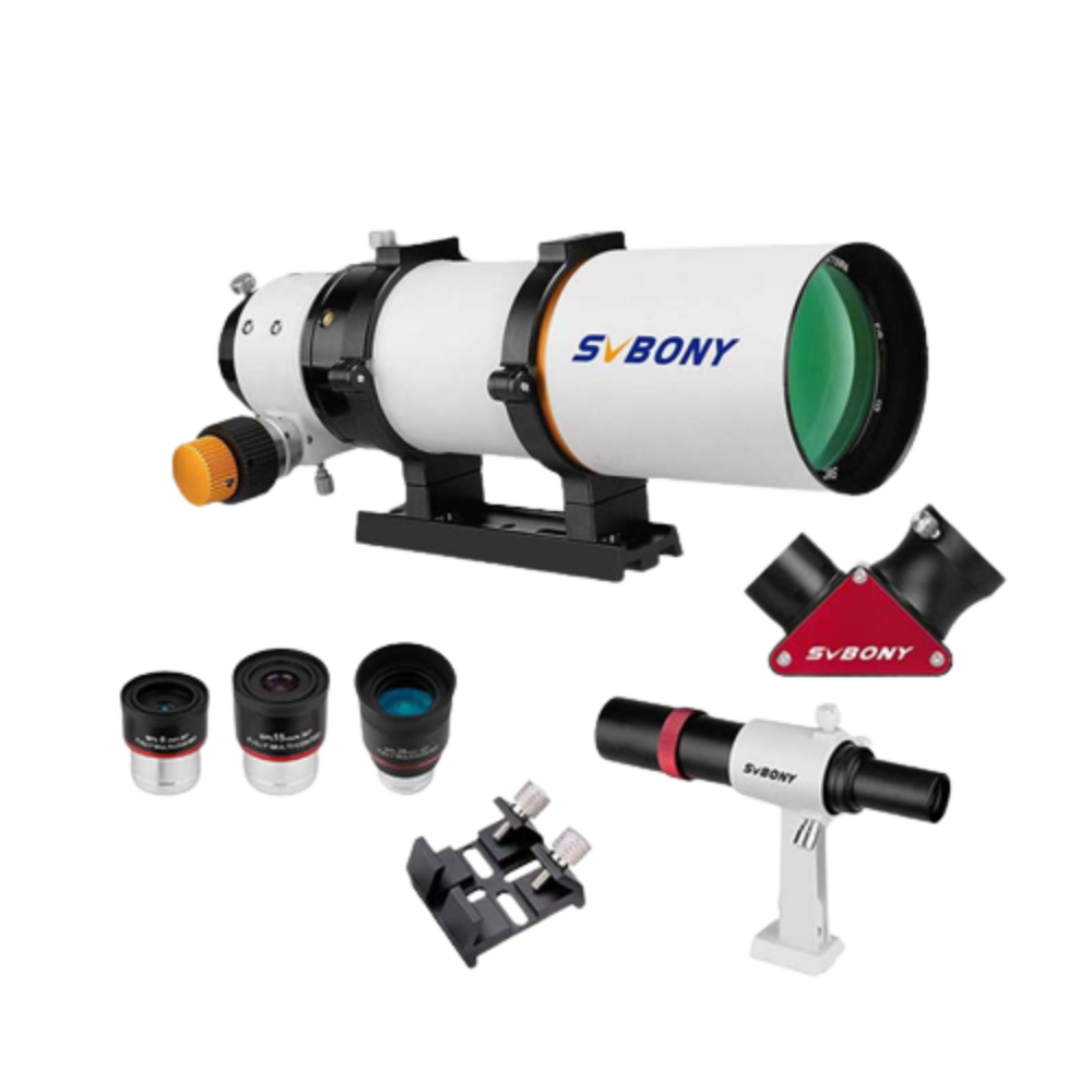 SV503 Refractor 70mm ED F6 Telescope Bundle Set for Astronomical Visual Observations