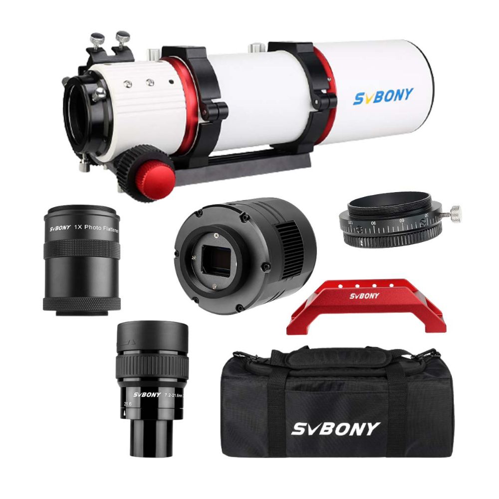 SVBONY SV550 Refractor APO Triplet Apochromatic Telescope 80mm Deep Space Vision & Photography Set