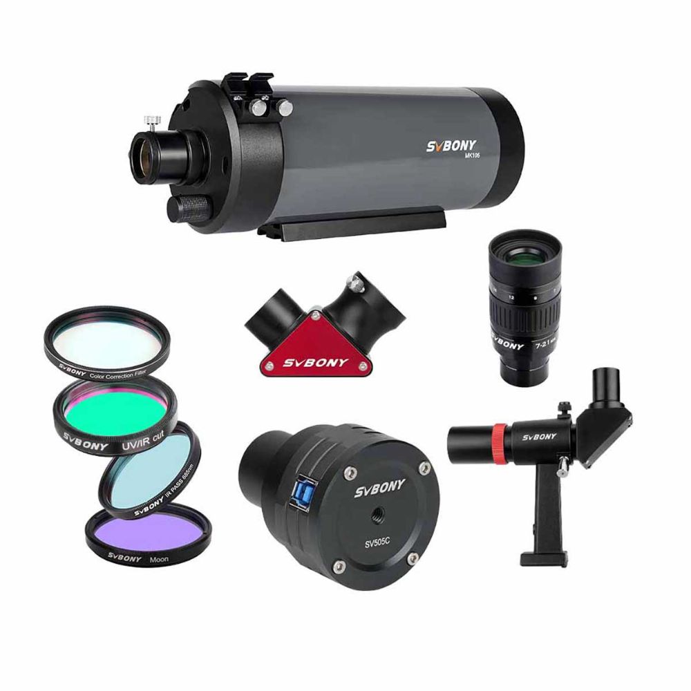 MK105 Telescope Set for Moon Observation and Planetary Photography