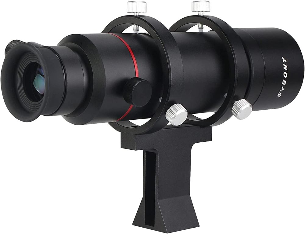 SV208 8x50 Straight-Through Correct Image Finder Scope with Illuminated