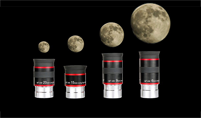 1.25" 68°Ultra Wide Eyepieces
