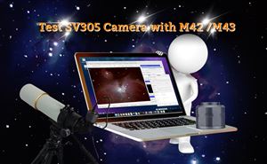 Test SV305 Camera with M42 M43 Nebula doloremque