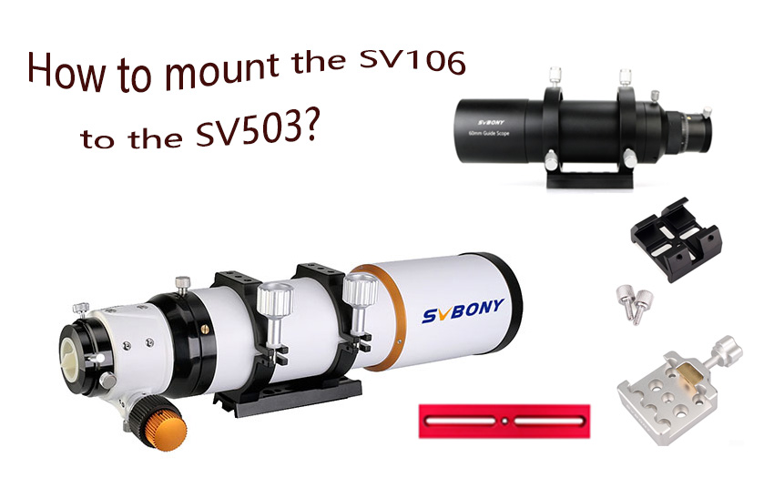 How to mount the SV106 to the SV503?