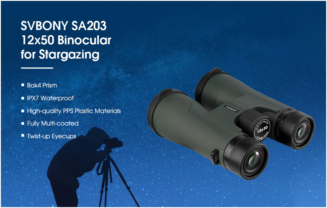 New 12X50 SA203 roof binocular introduction