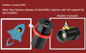 AstroDMx Capture with full support for the SV905C guiding camera doloremque