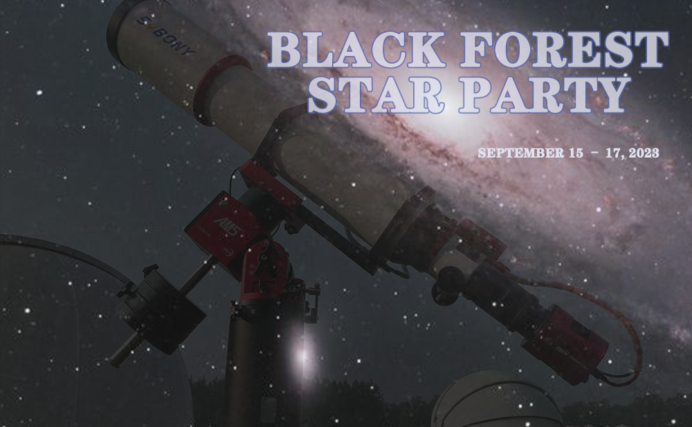 Black Forest Star Party-----Will You Come Here?