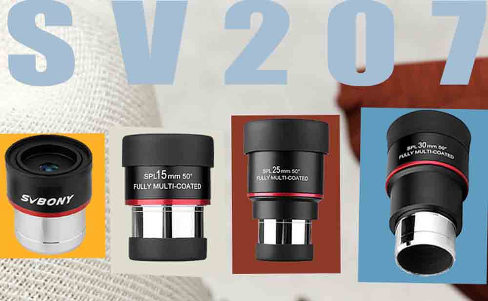 What can we know about the Super Plossl 50° SV207 eyepiece set?