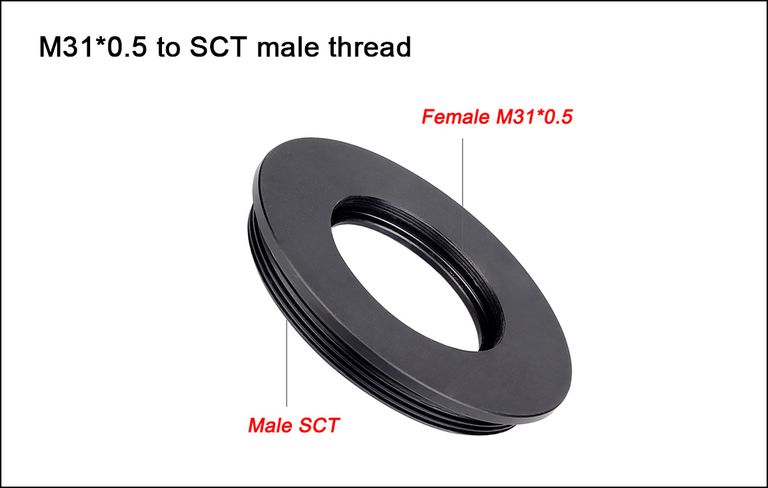 Svbony M31 to SCT male thread focuser adapter.jpg