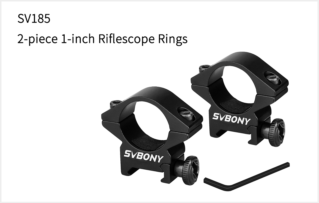 SV184 Riflescope Rings rails