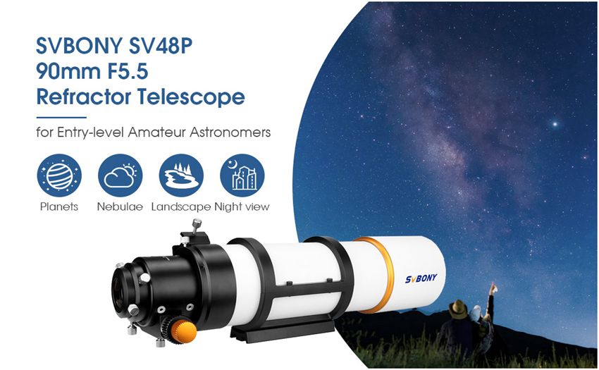Svbony SV48P telescope mounting rings