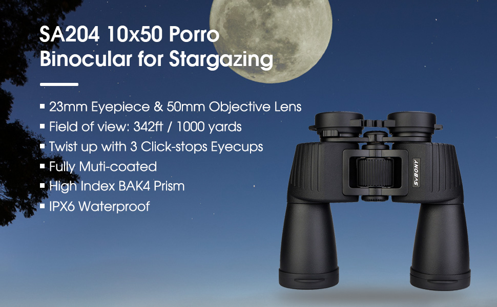 Svbony SA204 binoculars stargazing