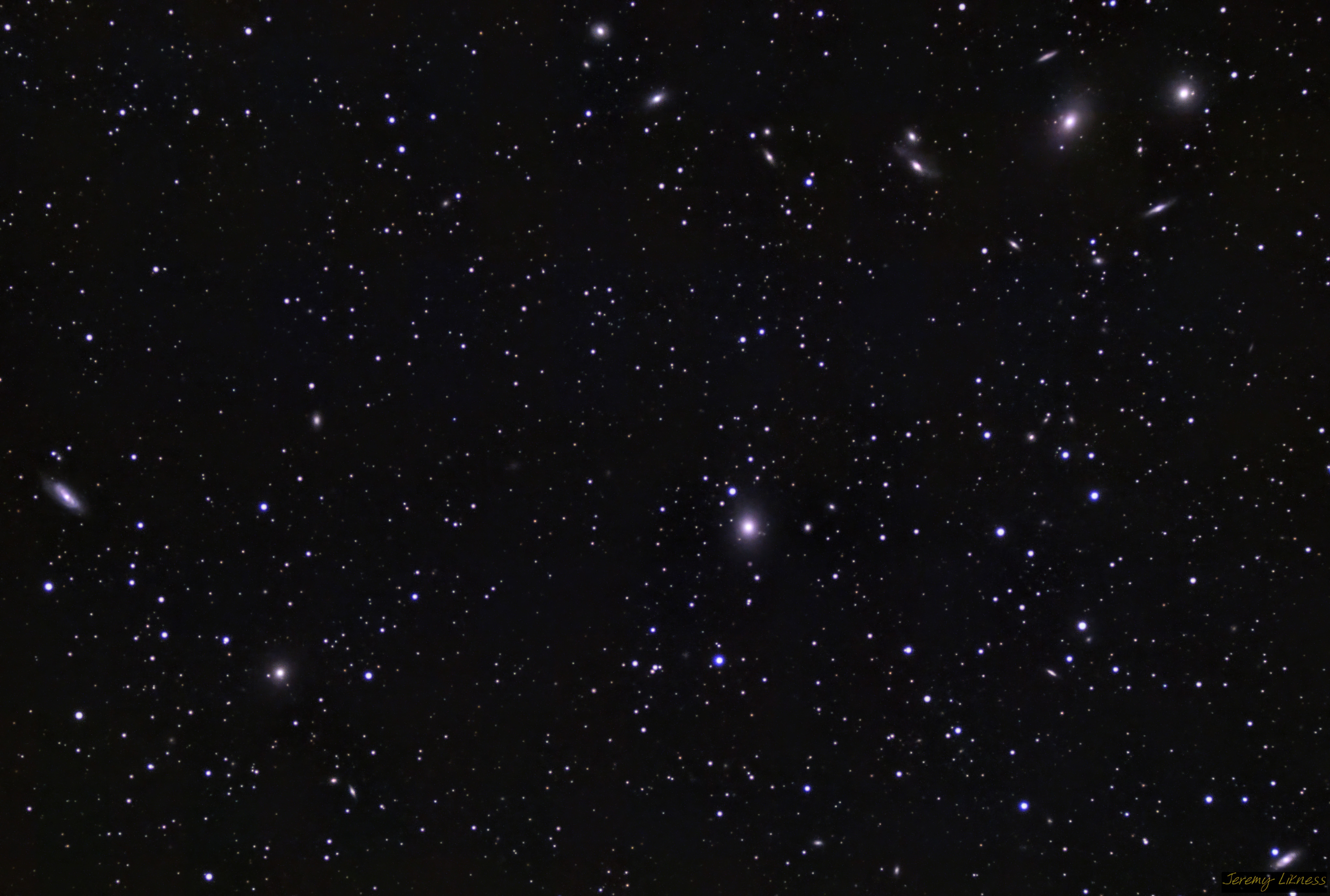 The Virgo A galaxy complex