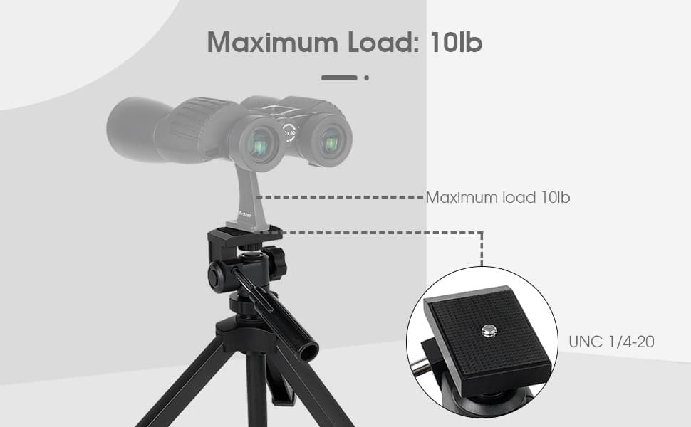 Spec of SV146 Table Top Tripod