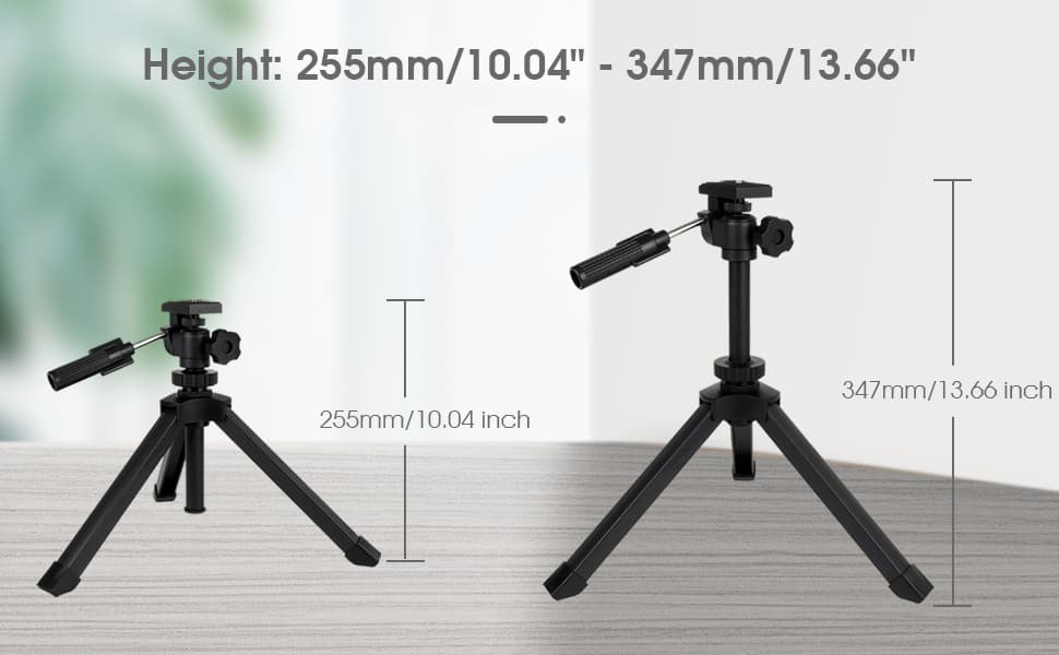 Height of SV146 Table Top Tripod