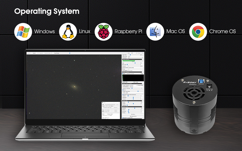Operating System of SV405CC Cooled Color OSC Camera