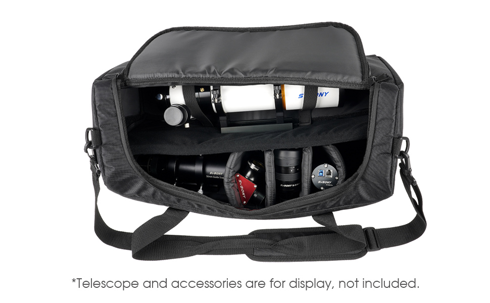 SV212 Telescope Bag usage display