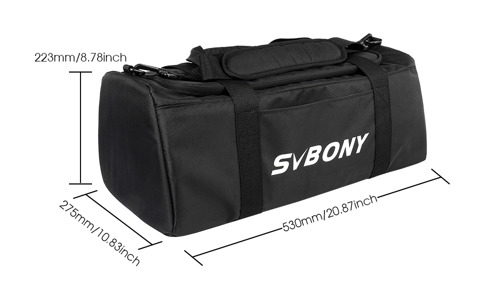 SV212 Telescope Bag size