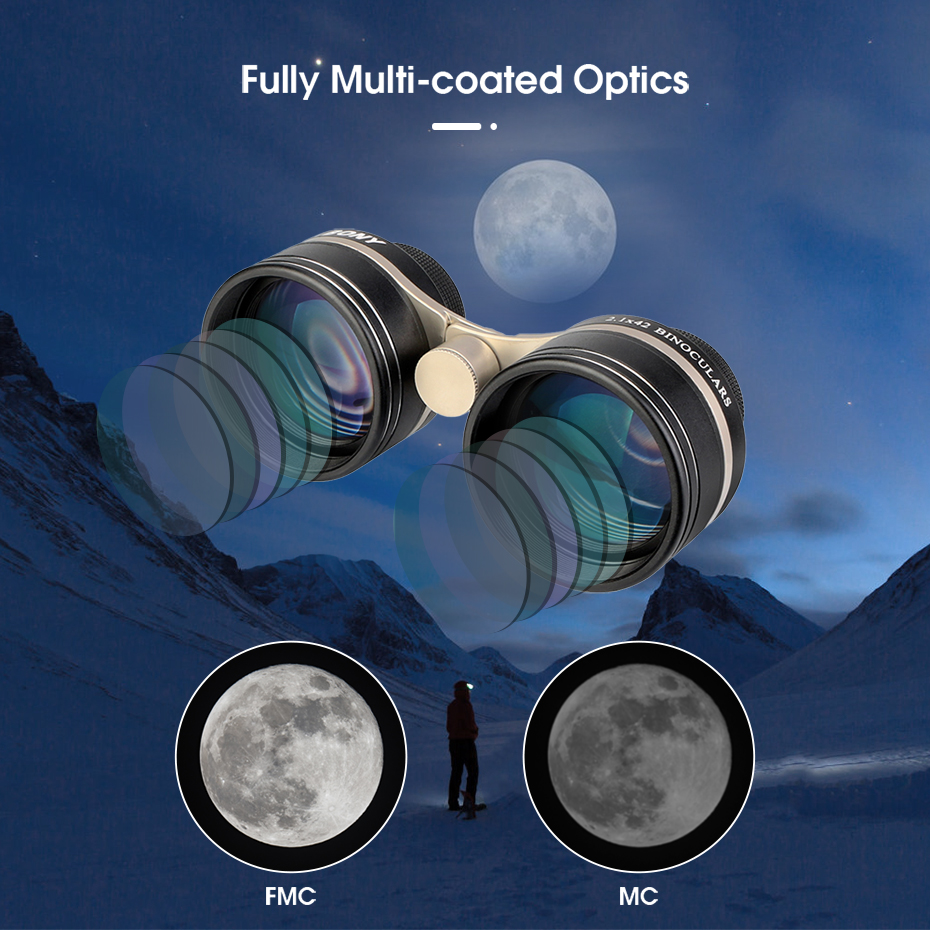 Fully Multi-coated Optics of SV407 Binoculars