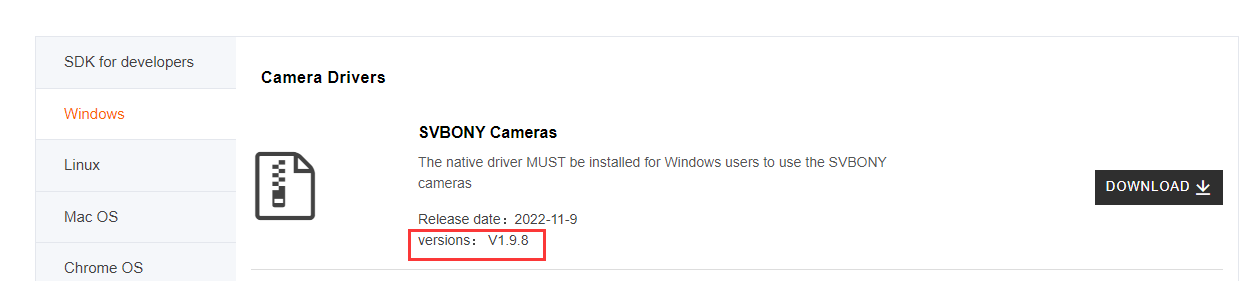 Camera Driver Camera Driver